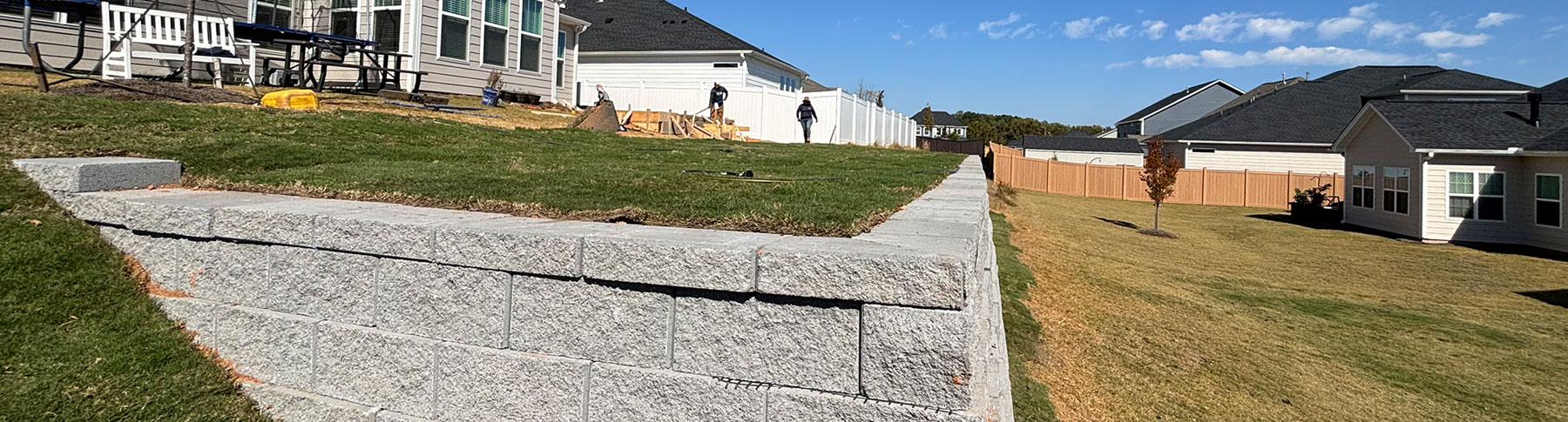 Retaining Wall Contractor Greenville | Flowes Fencing & Construction